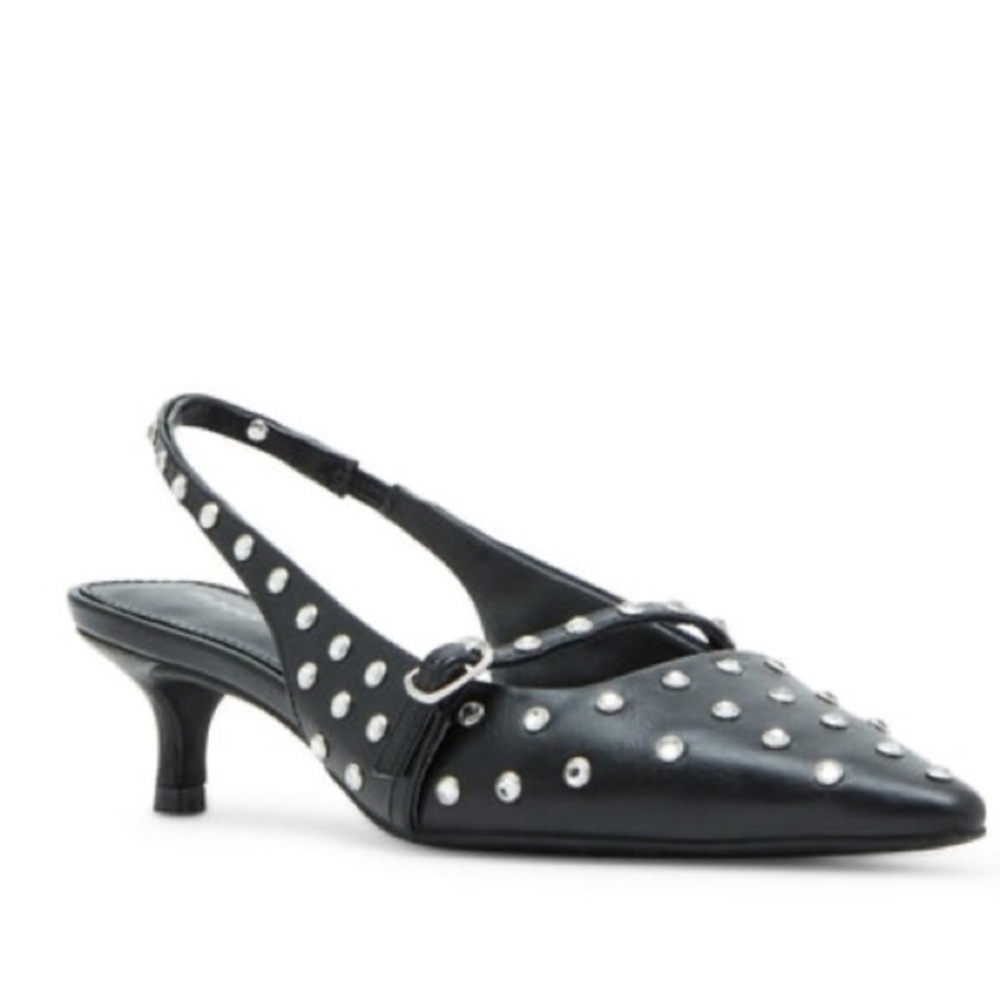 Madden Girl Women's Krystal-R Slingback Kitten Heel NEW 8